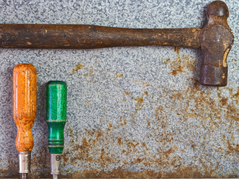 Handyman appliance repair tools