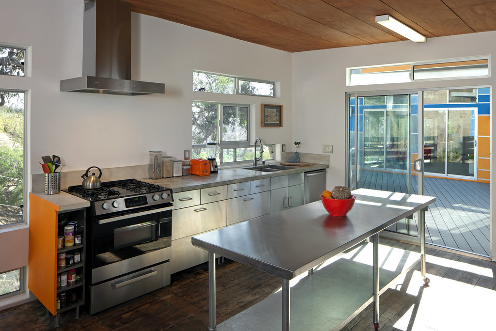 Modern kitchen with major appliances